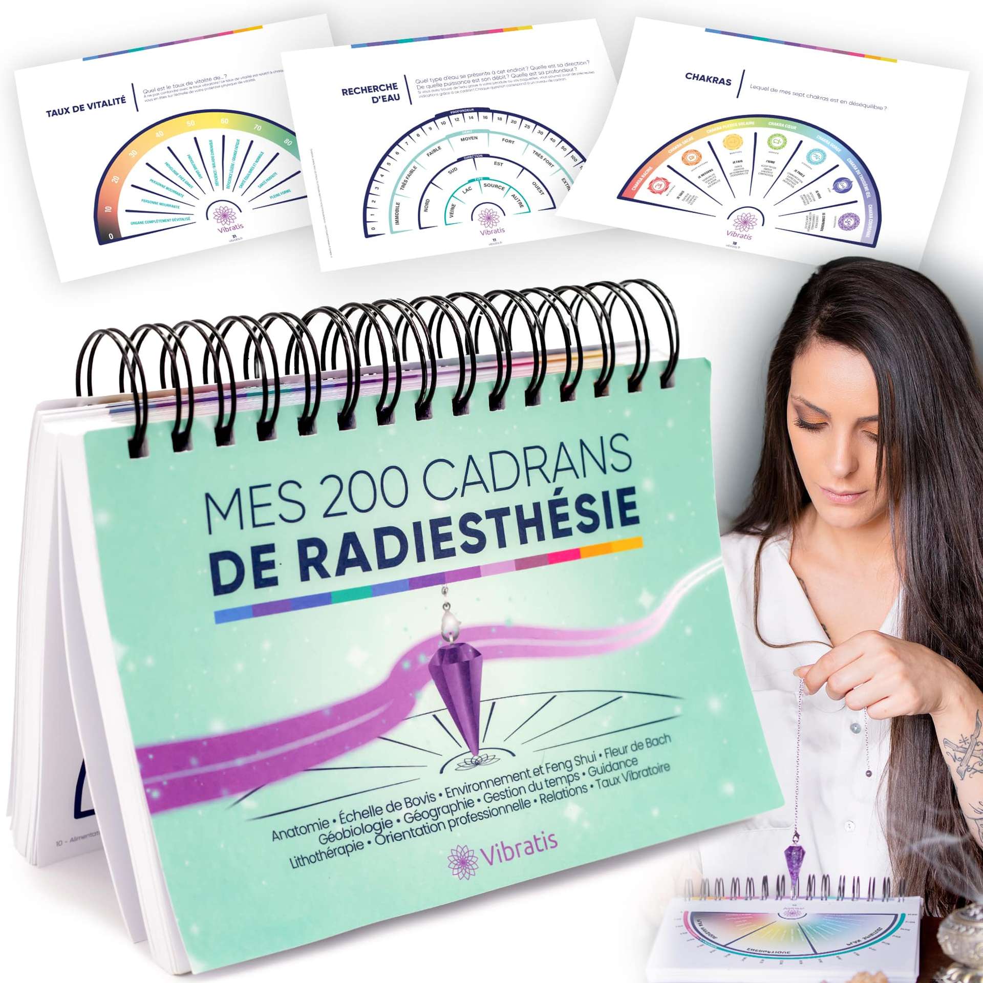 Livre 200 planches de radiesthésie